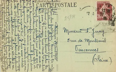 Besançon-les-Bains — Ogólny widok z Wież Madeleine — Wydawca G. B. (n° 43) — Rewers