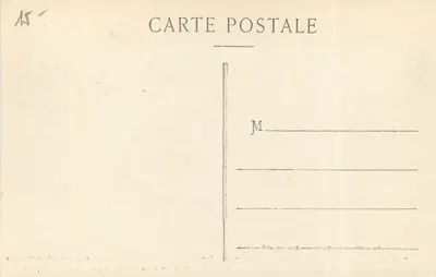 Besançon — Palácio e Estátua de Granvelle — Editor L. Gaillard-Prêtre — Verso
