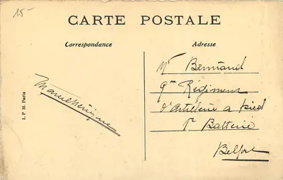 Besançon — Portal da Catedral de São João (século XVII) — L.P.M. Paris n°67 — Verso