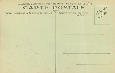 Biarritz — Rocher de la Vierge — Fototype Marcel Delboy, Bordeaux, n° 1669 — Achterkant