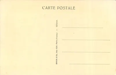 Nîmes — Dom Carrée — Braun & Cie, Paryż — Rewers