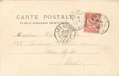 Amiens — Parque da Hotoie — V.P. No 1620 — Verso
