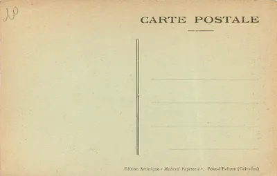Pont-l'Évêque — La Sous-Préfecture (Ancien Hôtel de Brilly), XVIIe siècle — Verso