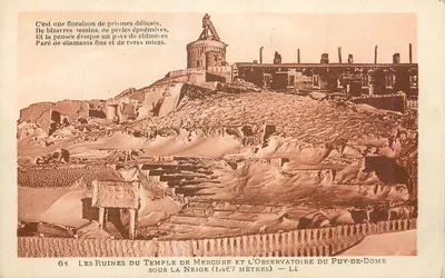 As Ruínas do Templo de Mercúrio e a Observatórios do Puy-de-Dôme — LL