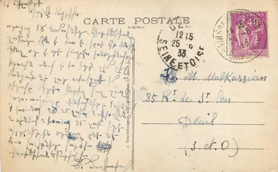 Il Mont-Dore - Hotel Sarciron — G. d'O. - 1421 — Verso