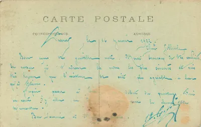 Cephalotaxus-Fortunér — Royat-les-Bains (P.-de-D.) — L'Hironnelle, Paryż, nr 572 — Rewers