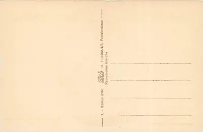 Palácio de Fontainebleau — Galeria das Tábuas — Henrique IV apresenta à Rainha o Duque da Saboia (1599) — Verso