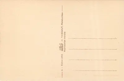 Nascita di Luigi XIII — Fontainebleau — H. THIBAULT — Verso