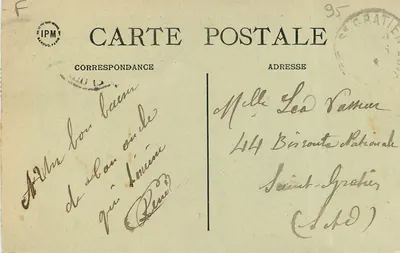 Enghien-les-Bains — O Lago e o Casino — Editor IPM, N° 21 — Verso
