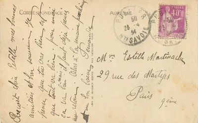 Lago Léman — As Margens do Lago — LL. — 2049 — Verso
