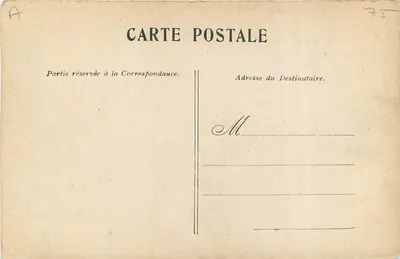 Paris — Fontaine Caireaux — Banque Française — Verso