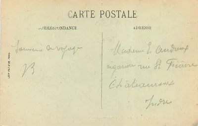 LYON — Côteau de Fourvière — Het Conservatorium — LL. — Uitgever Lévy Fils & Cie, Parijs, n° 116 — Achterkant