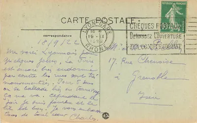 LYON — A Catedral de São João — L. B. n°50 — Verso