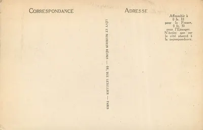 Lyon — Le Palais de Justice et le Coteau de Fourvière — LL — Verso