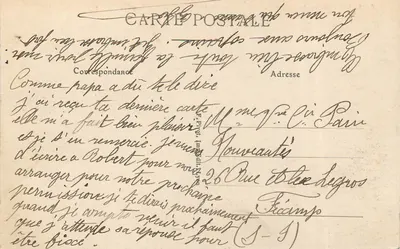 LYON — Plac Bellecour i Coteau de Fourvière — wydawca nieznany, nr 22 — Rewers