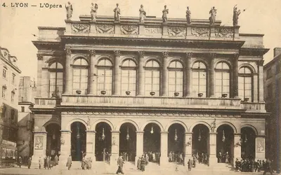 LYON — O Ópera — Fototipia Lescuyer e Lescuyer