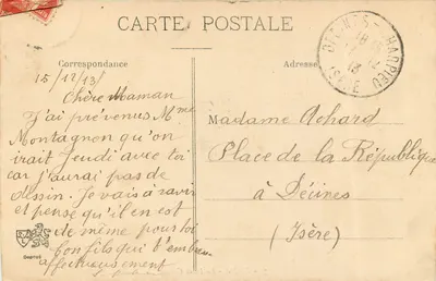 LYON - Plac Carnot — L. E. wydawca, nr 7 — Rewers