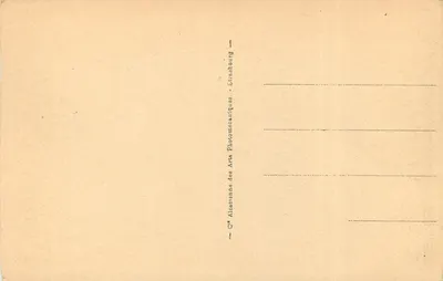 Plaza Bellecour y colina de Fourvière — Lyon — Cie Alsacienne des Arts Photomécaniques, Strasbourg — Reverso