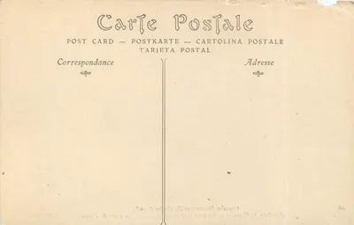 Bilhete postal antigo Grandes Manoeuvres du Centre (1908) Artillerie de Campagne Militaria — Verso