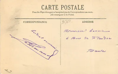 Besançon — Widok na dolinę Malate — Wydawca nieznany, nr 8 — Rewers