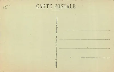 Besançon-les-Bains — Ayuntamiento — C-L-B — Reverso