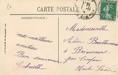 A Entrada do Porto — LL. — Editor LIVY Frères & Cie, rue Letellier, Paris — Verso