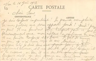 Nice — Promenade du Quai du Midi — B.F. nr 49 — Rewers