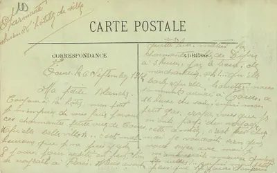 Tours — O Hotel de Ville e os Jets d'Eau (Laloux, Arquiteto) — LL. 211 — Verso