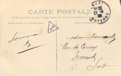 La Vallée — De Prefectuur — Collectie A. en P. — Achterkant