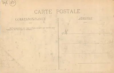 Amiens — Hotel da Prefeitura — I. Garon, fot.-edit., Amiens, n° 379 — Verso