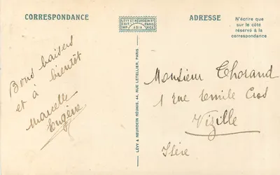 Vichy — Źródło Czarnoksiężnych — Lucien Woog, Arch. — LL. n°311 — Rewers