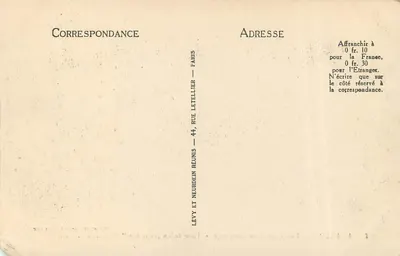 Avallon — Vista tirada da Morlande — Curet-Renaudot, Editor — Verso