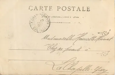 CAEN - Hotel de Levalois (Beurs) — onbekende uitgever, serie-nummer niet zichtbaar — Achterkant