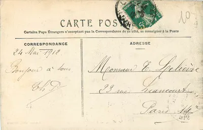 Orléans — Palácio da Justiça — Levrier, editor, Orléans — Verso
