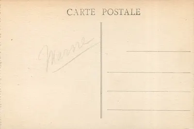 Reims prima della Grande Guerra — L'Hôtel de Ville — G. Erill, Reims — Verso