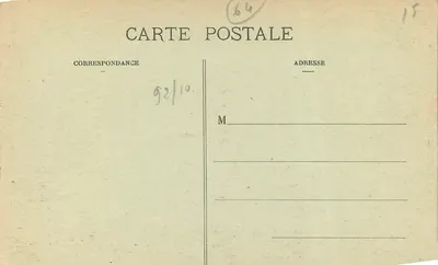 CAMBO-les-THERMES — O Parque das Águas Termais — O Ponto de Suspensão e a Nive — Marcel Dalboy, fototipia, Bordeaux — Verso