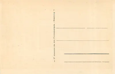 Vichy — Hala Kina — Cie Alsacienne des Arts Photomécaniques, Strasbourg — Rewers