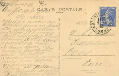 Abbeville — O Museu — D. Artong, editor — Verso