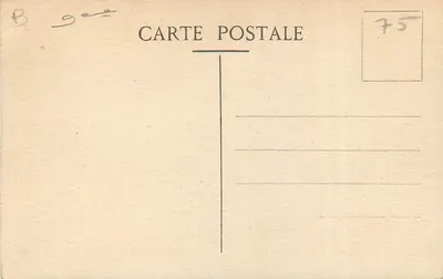 PARIS — dzielnica Opery — Cliché firmy Francuskiej Lotniczej — Rewers