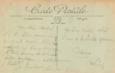 Lourdes — Vista geral e o Pic du Jer — LL. — Verso