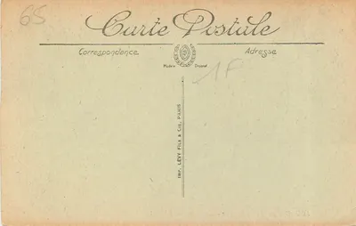 Lourdes — La Bénédiction des Malades — LL. — Verso