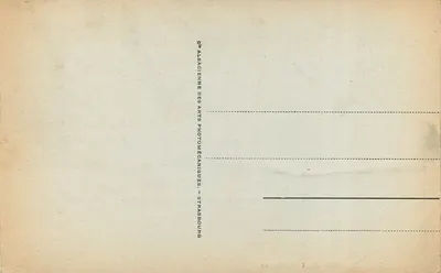 Dieppe — Efeito de Ondas — Cie Alsacienne des Arts Photomécaniques — Verso