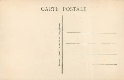 Vichy - Le Casino vu de profil — Éditions 'Ideal' n°315 — Verso