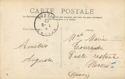 Nevers — Katedra św. Cyryla — Wierzchnia wieży — F. Robhn, wyd., Nevers — Rewers