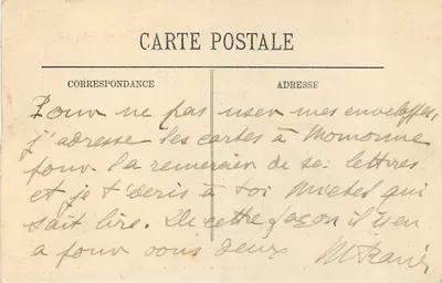 NANCY — L'HÉMICYCLE DE LA CARRIÈRE — J. F., Wydawca — Rewers