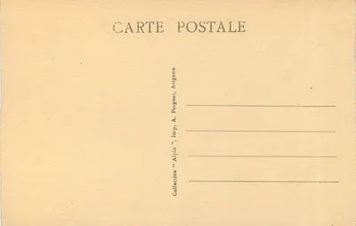 Avignon — O Ponte São Bénézet (século XII) — Coleção 'Alpin', Imp. A. Pruguet, Avignon — Verso