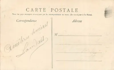 Bayeux — Katedra, widok z mostu trzech latarni — Wydawnictwo Valette, w Bayeux — Rewers