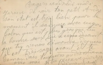 Angers — Wieża Świętego Aubina — L.V. fot. — Rewers