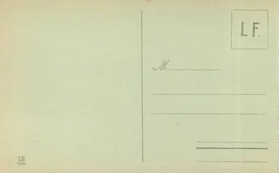 Pau - La Discesa della Stazione e il Boulevard des Pyrénées — Fototipia Labouche Frères, Toulouse — Verso