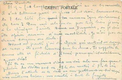 LYON — Praça Bellecour e Coteau de Fourvière — CAP 44 — Verso